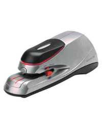 STAPLER REXEL ELECTRIC OPTIMA 20 SHEETS SILV/BLK