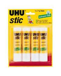 GLUE UHU GLUE STIC 40573 21GM PK4
