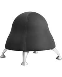 CHAIR SAFCO RUNTZ BALL LICORICE BLACK FABRIC