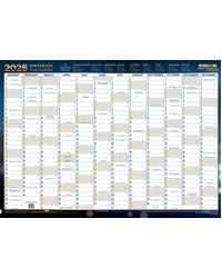 PLANNER 2025 WRITERAZE 500X700MM QC2 10600 LAMINATED