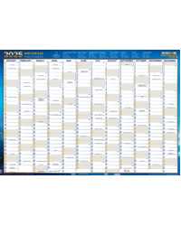 PLANNER 2025 WRITERAZE 700X1000MM QC2 10800 LAMINATED