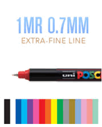 MARKER UNI POSCA PC1MR N/POINT 0.7MM PINK