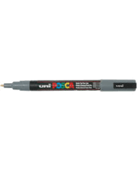 MARKER UNI POSCA PC3M BULLET TIP GREY