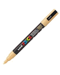 MARKER UNI POSCA PC3M BULLET TIP LIGHT ORANGE