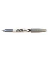 MARKER SHARPIE METALLIC FINE SILVER BX12
