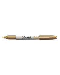 MARKER SHARPIE METALLIC FINE GOLD BX12