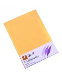 ENVELOPES QUILL C6 METALLIQUE GOLD PK10