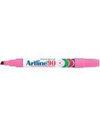 MARKER ARTLINE 90 PERMANENT 5MM CHISEL NIB PINK BX12