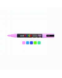 MARKER UNI POSCA PC3M ASST NEW COLOURS BX12