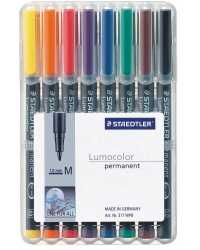 MARKER OHP STAEDTLER 317 PERM MED ASST WLT8