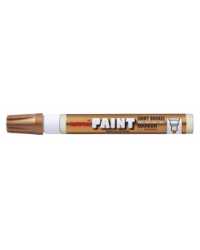 MARKER PAINT UNI PX20 2.8MM MEDIUM BULLET TIP SHINY GOLD BX12