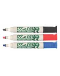 MARKER ARTLINE 199 ECO-GREEN PERM CHISEL BLUE BX12