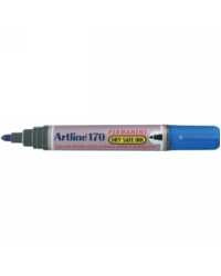 MARKER ARTLINE 170 PERMANENT 2MM BULLET NIB BLUE BX12