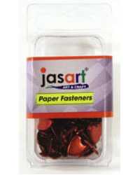 PAPER FASTENER JASART MINI ROUND GOLD PK100