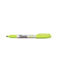 MARKER SHARPIE PERMANENT FINE NEON FLURO GREEN BX12