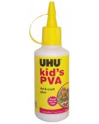 GLUE UHU KIDS PVA GLUE 125ML BX6