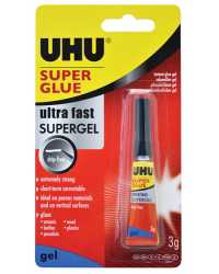 GLUE UHU SUPER GLUE GEL BX12