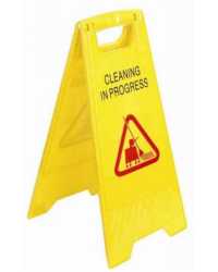 SAFETY SIGN ITALPLAST CLEANING IN PROGRESS YELLOW