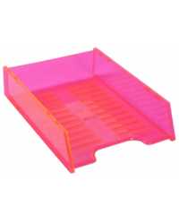DOCUMENT TRAY ITALPLAST MULTIFIT NEON RED