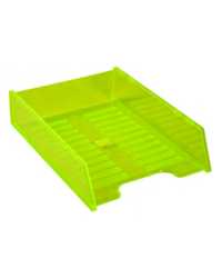DOCUMENT TRAY ITALPLAST MULTIFIT NEON YELLOW