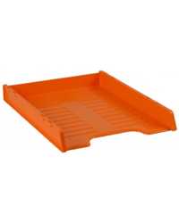 DOCUMENT TRAY ITALPLAST A4 SLIMLINE MULTI FIT MANDARIN