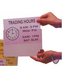 SIGN HOLDER CUBMERLAND A3 RIGID PVC CLEAR