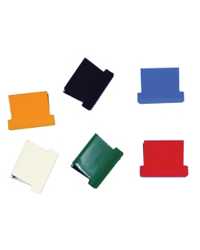 NALCLIP REFILL ESSELTE ASST COLS SML PK50