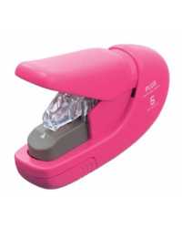 STAPLER PLUS STAPLE FREE PINK