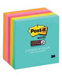 NOTES SUPER STICKY POST-IT 76MMX76MM 654-5SSMIA MIAMI PK5