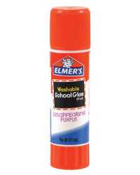 GLUE ELMERS PURPLE SCHOOL STIC 40G BX12