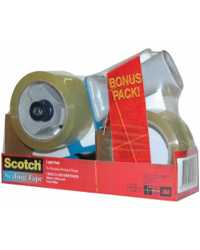 TAPE SEALING SCOTCH BPS-1 48MM X 10M 2 ROLLS AND DISPENSER