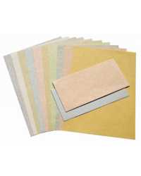 ENVELOPE QUILL DL PARCHMENT SALMON PK25