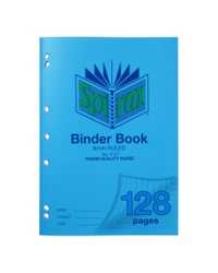 BINDER BOOK SPIRAX A4 P127 8MM 128PG PK10