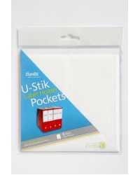 LABEL HOLDER U-STIK 75X150MM SELF ADHESIVE PK 6