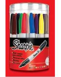 MARKER SHARPIE TROPICAL FINE ASSTD CANISTER 36