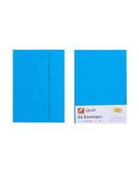 ENVELOPE QUILL C6 80GSM MARINE BLUE PK25