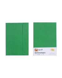ENVELOPE QUILL C6 80GSM EMERALD PK25