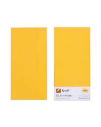 ENVELOPE QUILL DL 80GSM SUNSHINE PK25
